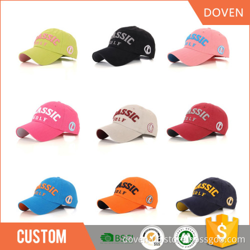 Wholsale oem cheap printing baseball hats and caps